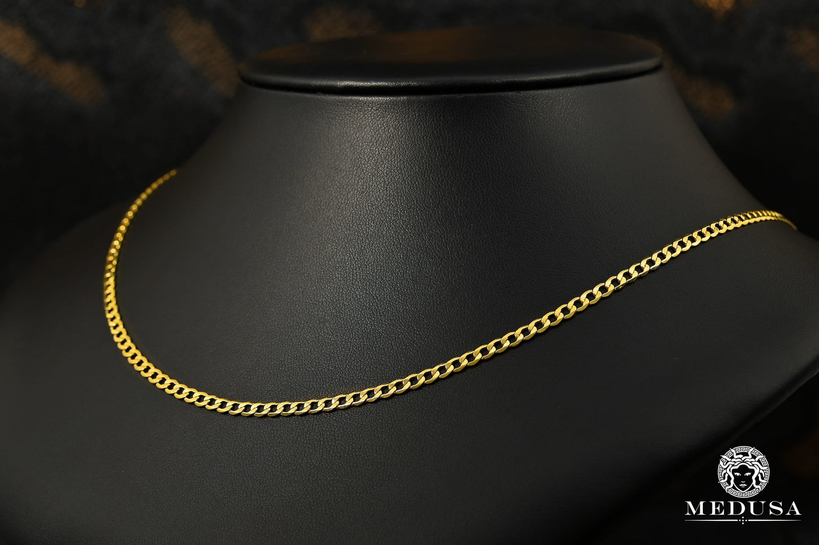 10K Gold Chain | Curb Chain 3.5mm Curb Link Hollow