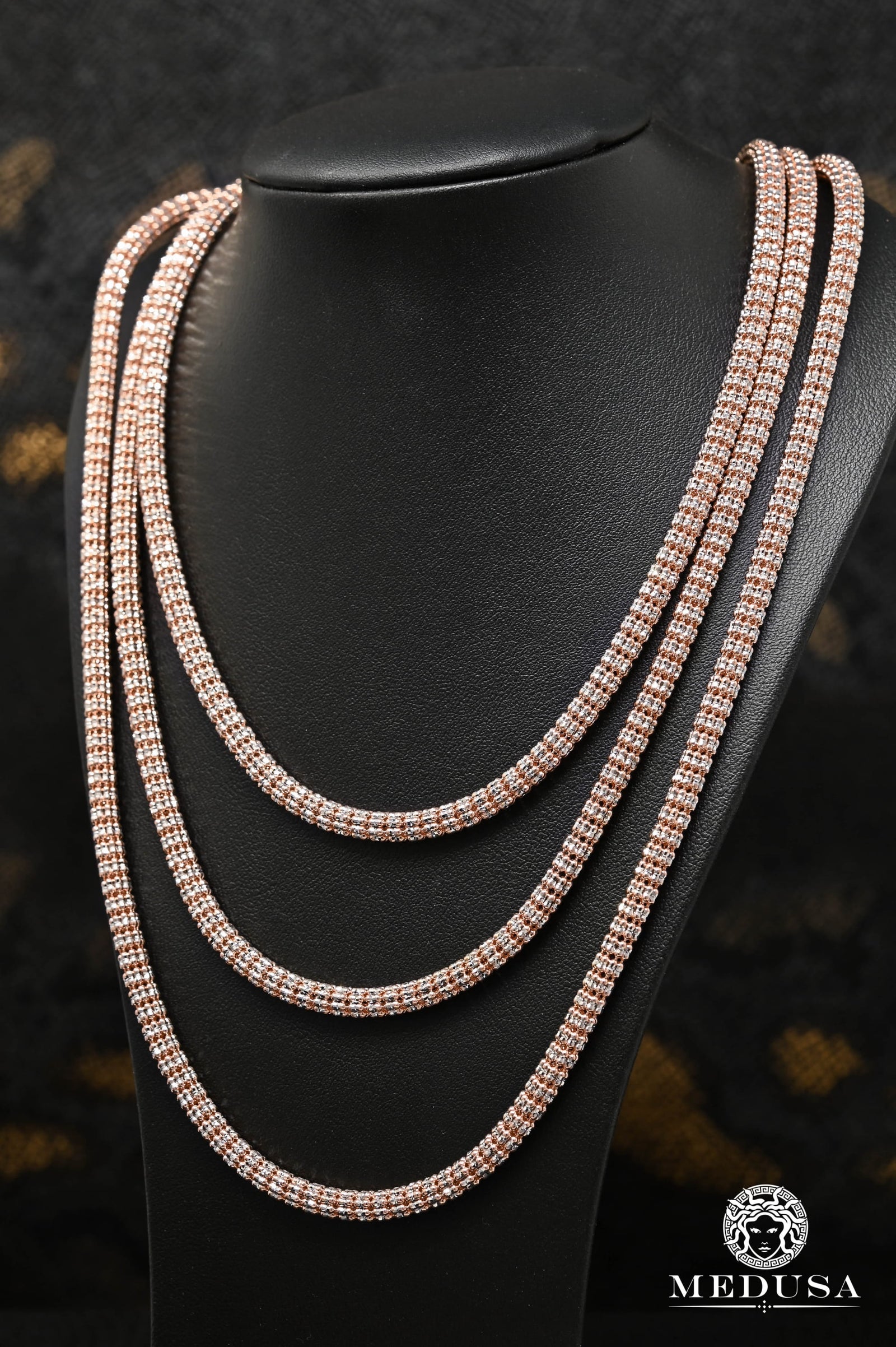 3.5mm Ice Chain Or Rose 2 Tons 