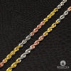 10K Gold Chain | 3.5mm chain Rope 3 Tones