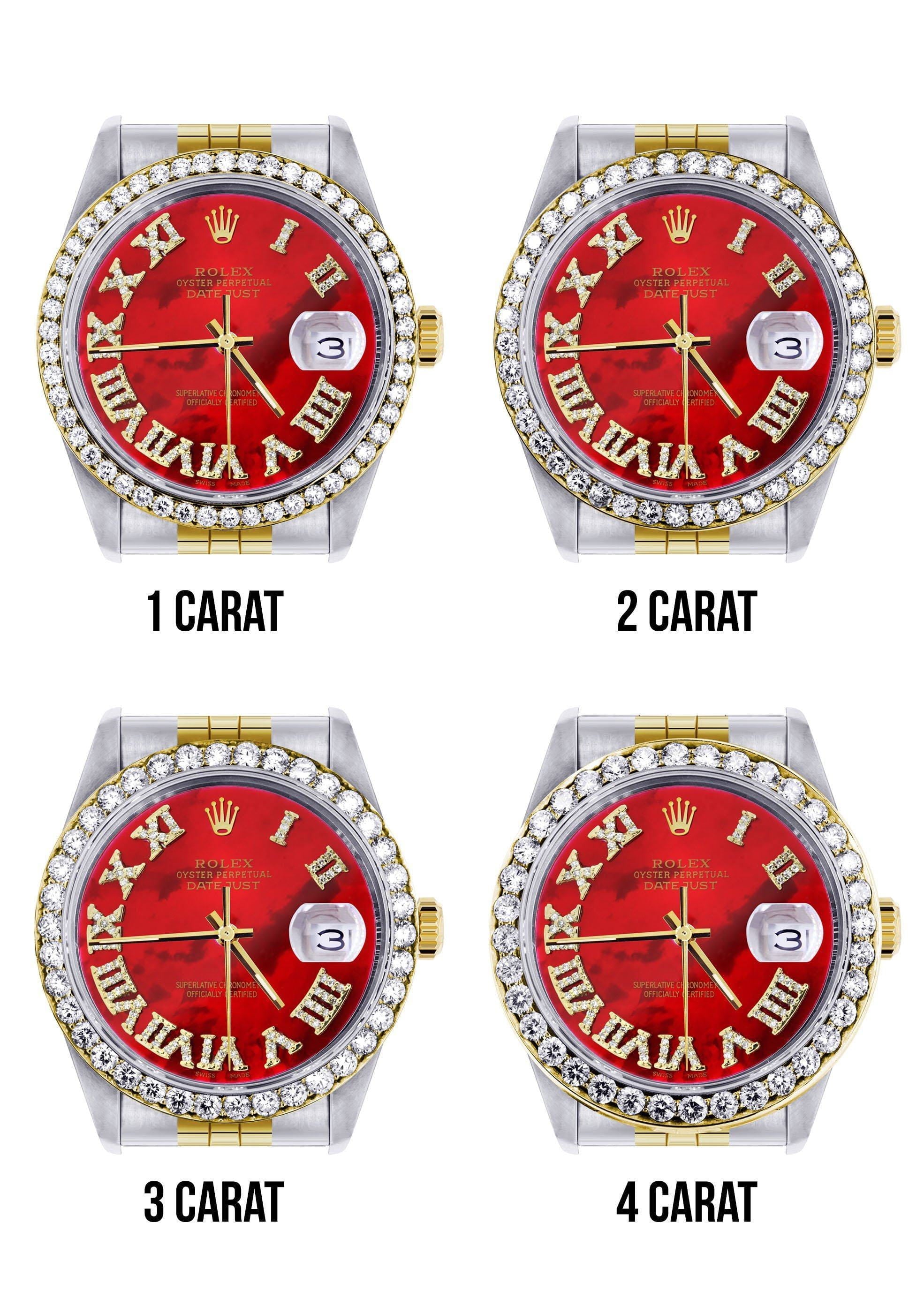 Montre Rolex | Montre Homme 36mm Bezel Rolex 4.00 Carat