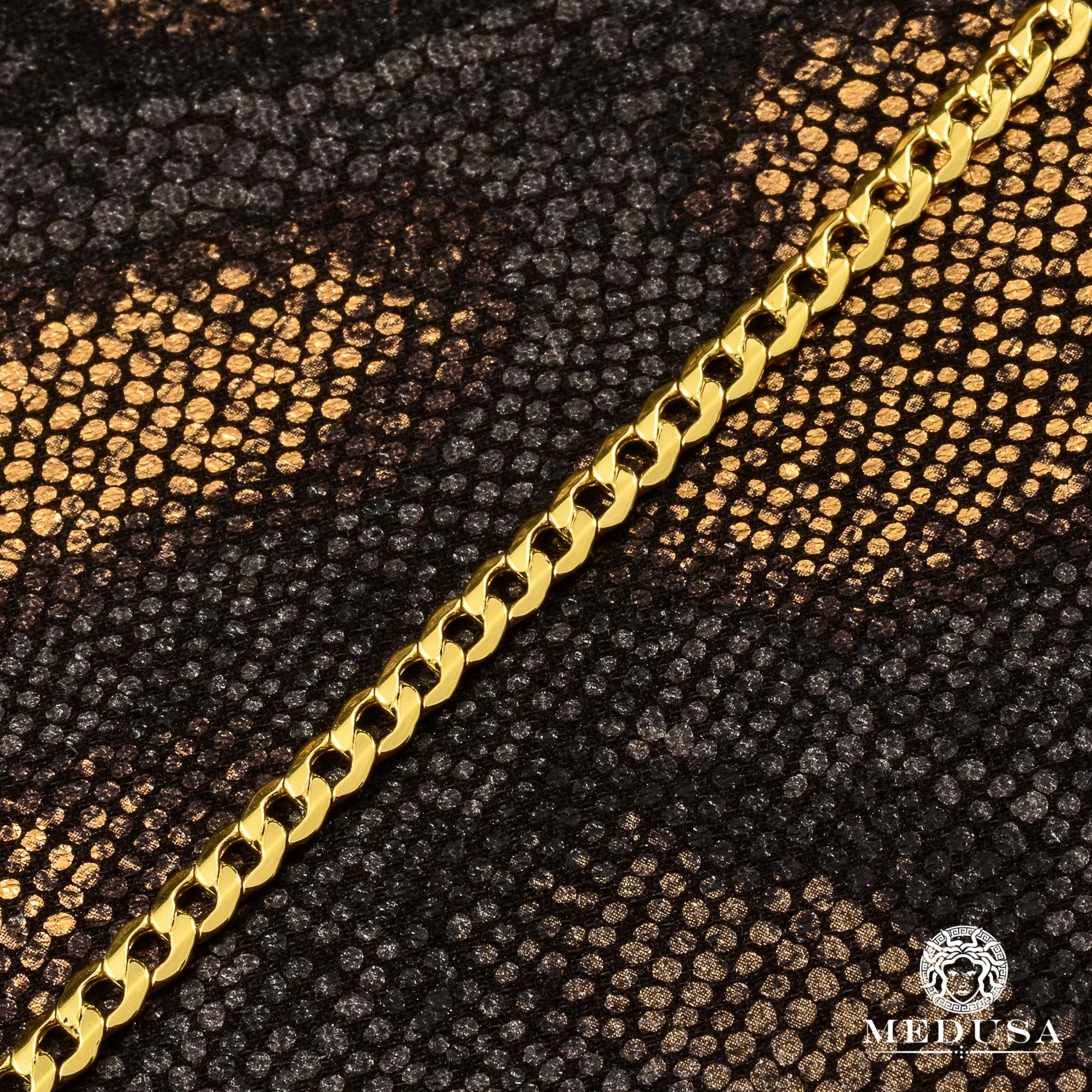 10K Gold Chain | Curb Chain 4.5mm Curb Link Hollow