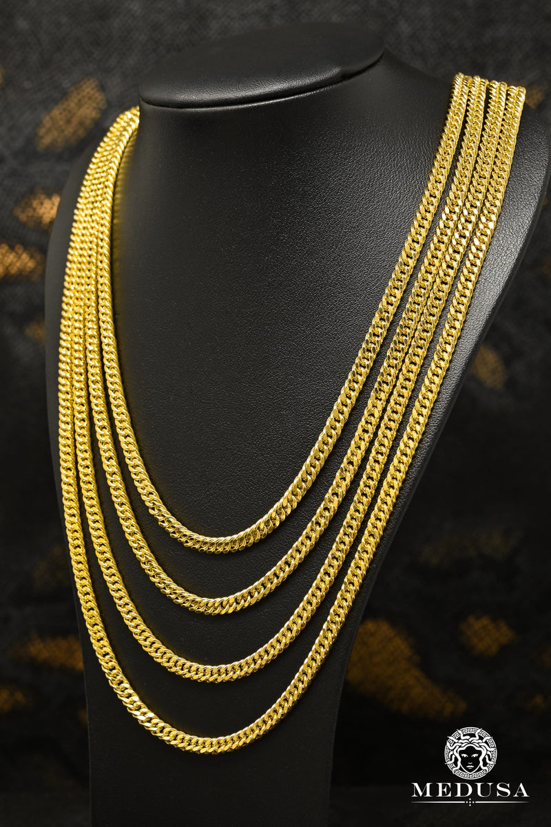 Chaîne en Or 10K | Chaîne 4.5mm Double-Cuban Link