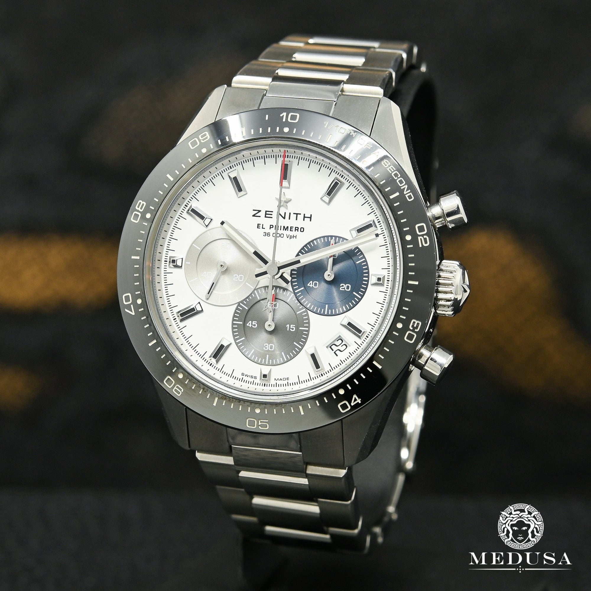 Zenith Watch | Men's Watch 41mm Zenith Chronomaster Sport White Panda Stainless