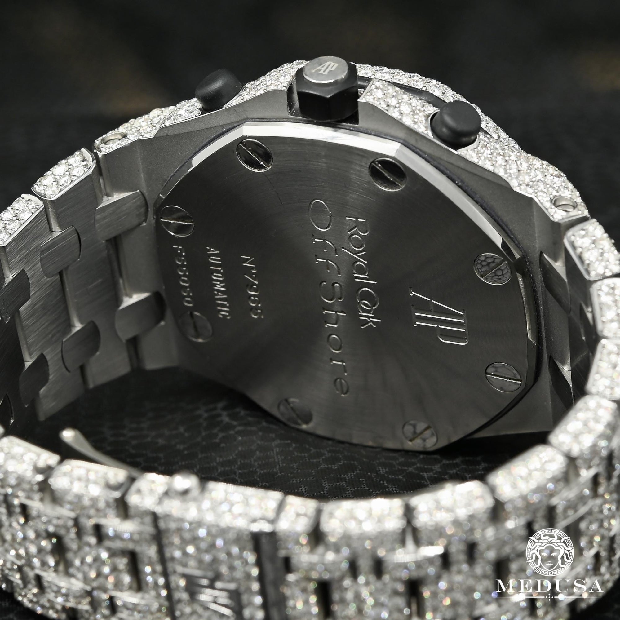 Montre Audemars Piguet | Montre Homme 42mm Audemars Piguet Offshore - Black Iced Stainless
