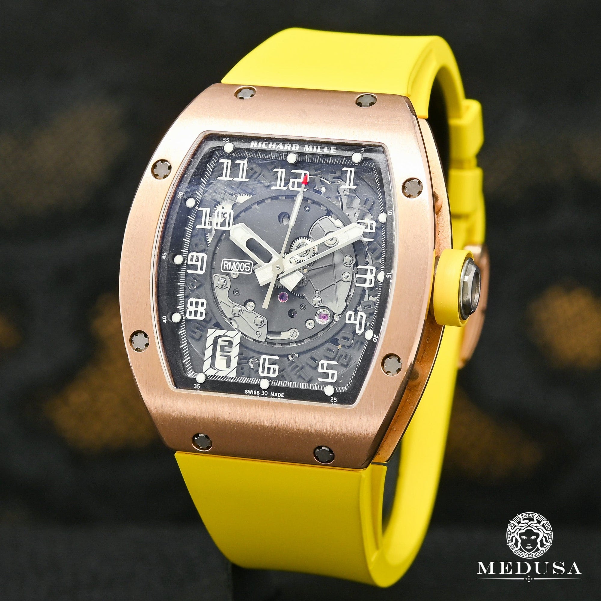 Richard Mille Watch | Richard Mille Rose Gold 45mm Men's Watch - RM005 Rose Gold