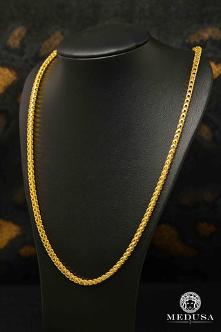 4mm Franco Solid  - 20'' / Yellow Gold