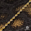 10K Gold Chain | 4mm chain Rope 2 Tones