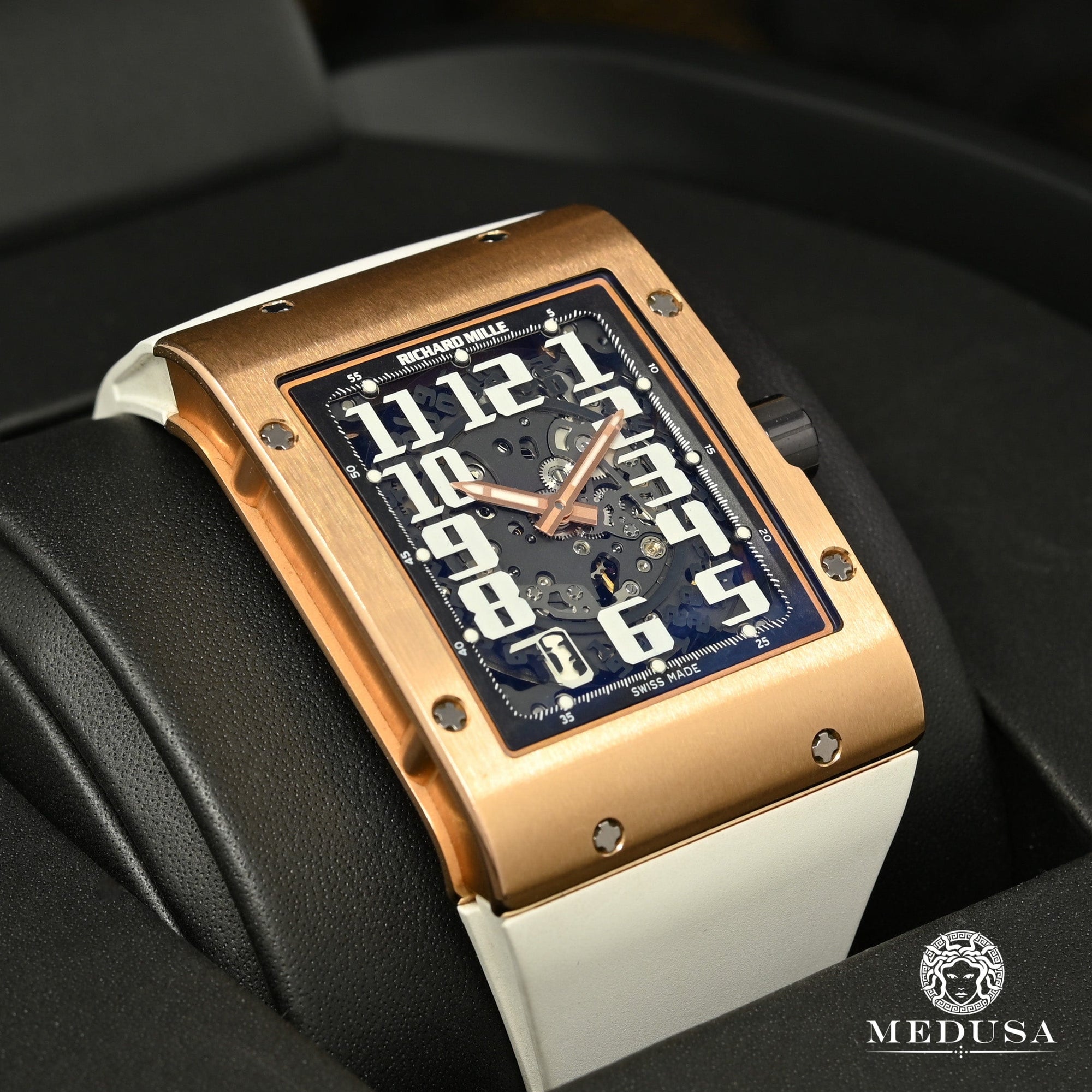 Montre Richard Mille | Montre Homme 50mm Richard Mille Rose Gold - RM016 Or Rose