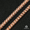 18K Gold Chain | Chain 5mm Franco Solid Rose Gold 750