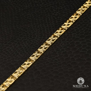 6mm Bracelet Nugget - 7.5'' / Or Jaune