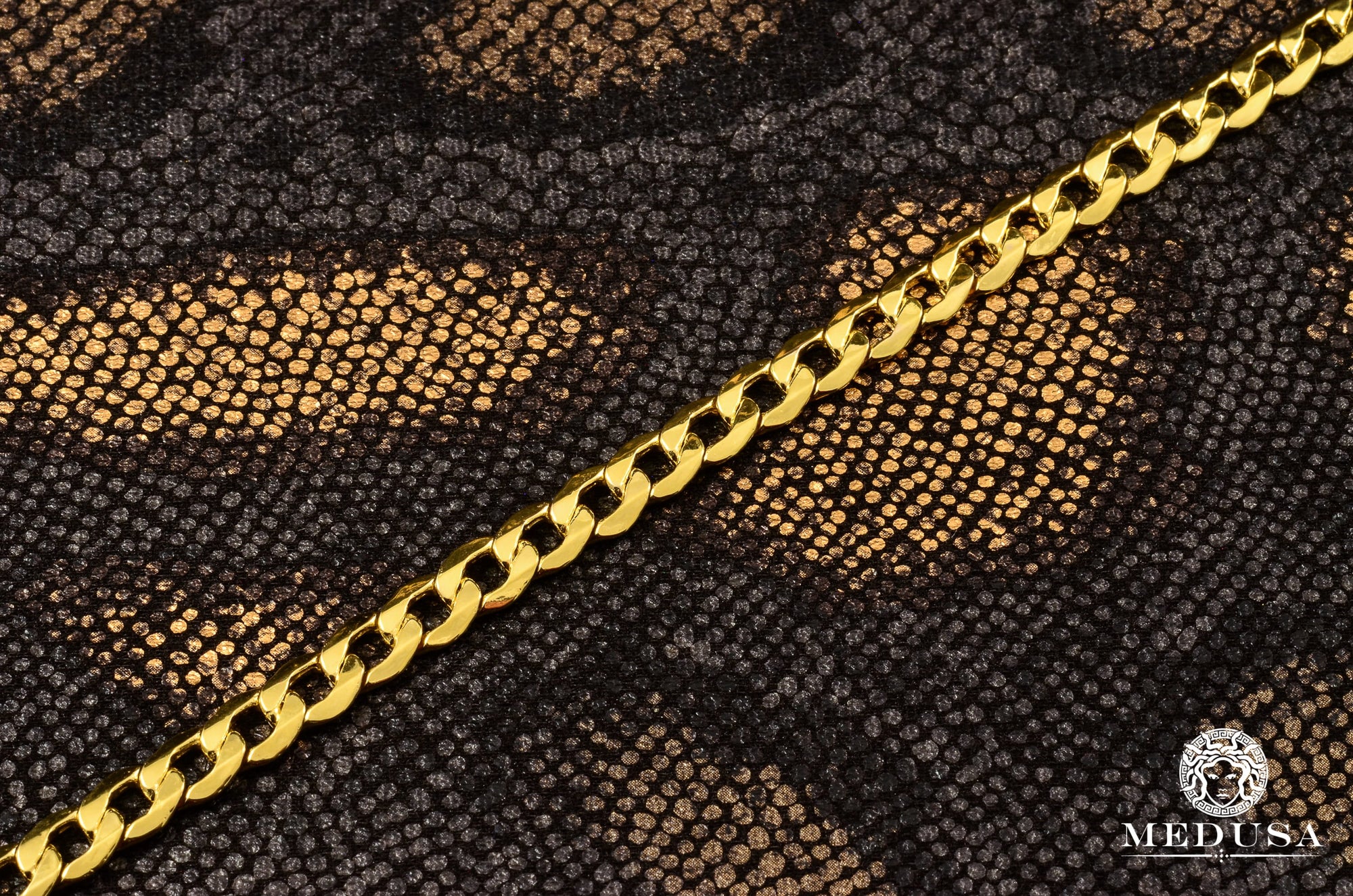 10K Gold Chain | Curb Chain 6mm Curb Link Hollow