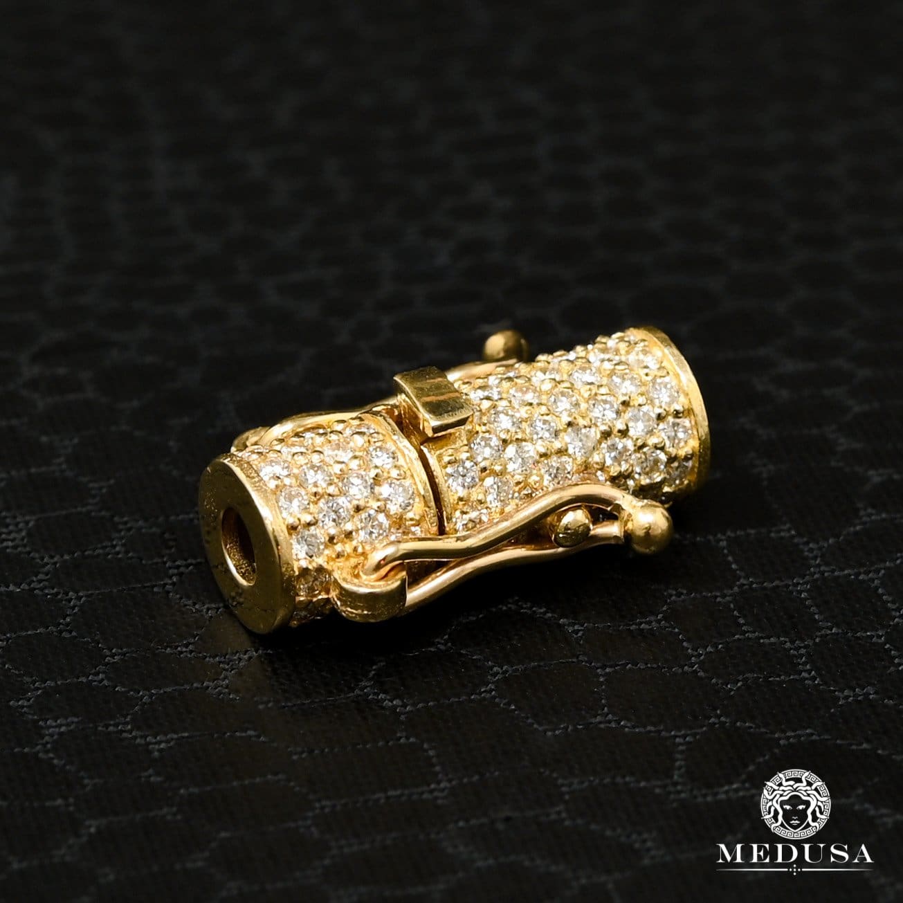 10K Gold Diamond Clasp | Jewelry & Accessories 6mm Round Box-Lock Clasp Yellow Gold