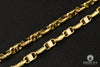 10K Gold Chain | Chain 7mm Bullet M2 32&#39;&#39; / Yellow Gold