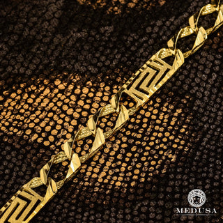 8mm Gianni M7 Bracelet  - 8'' / Yellow Gold