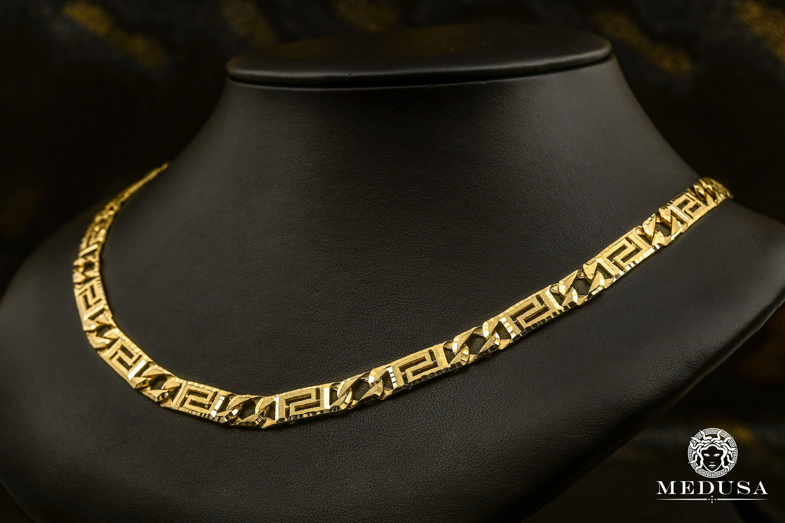 10K Gold Chain | Curb Chain 8mm Gianni M-ALM