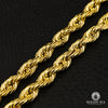 10K Gold Chain | 8mm chain Rope Diamond Cut