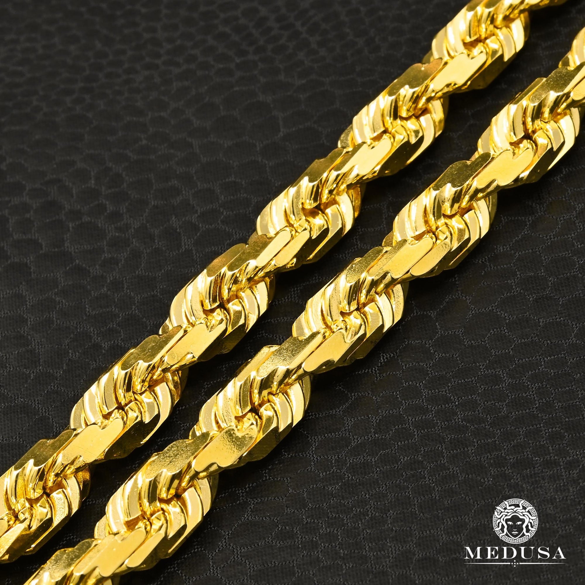 14K Gold Chain | 8mm chain Rope Solid 585