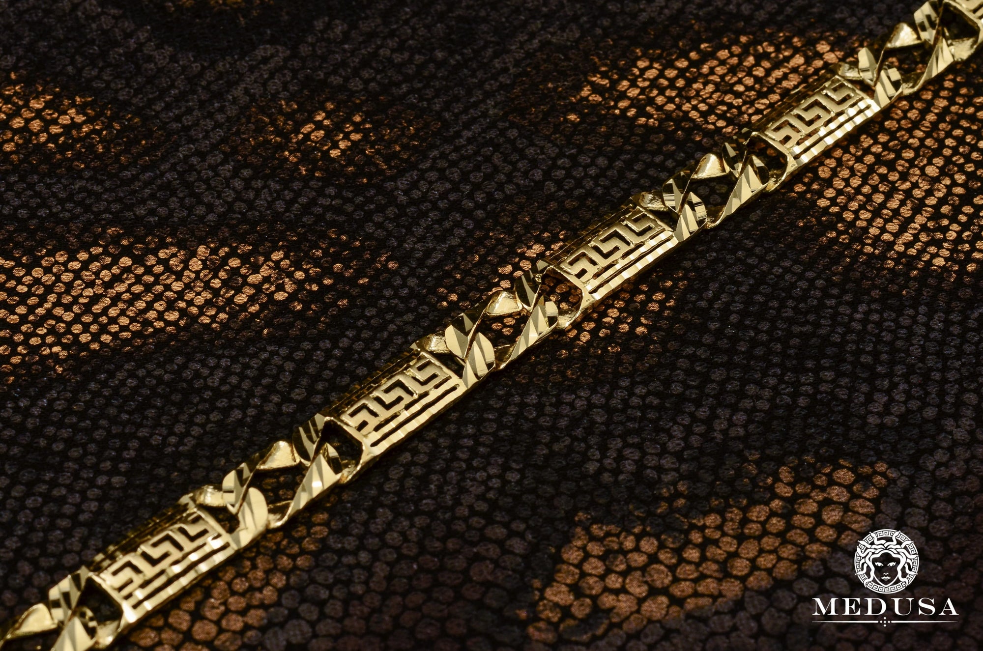 Bracelet en Or 10K | Bracelet Homme 9mm Bracelet Gianni M12