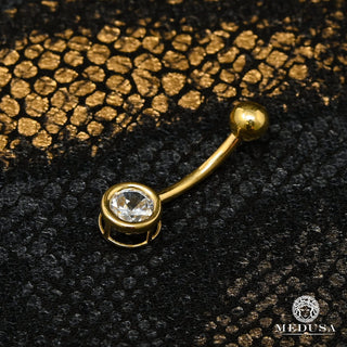 Barbell F33  - Yellow Gold