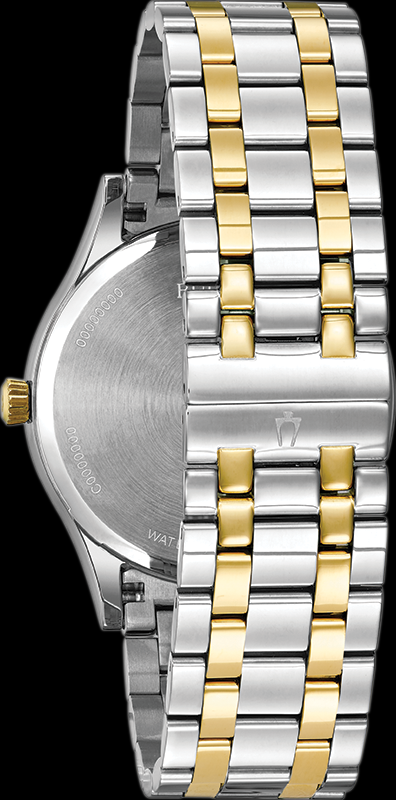 Bulova Watch | Bulova Diamonds Men&#39;s Watch - 98D130 Diamond / 2 Tone Gold
