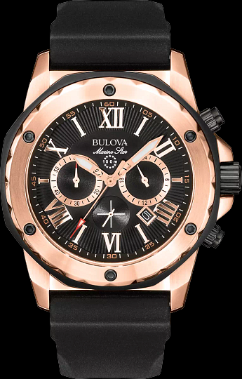 Montre Bulova | Montre Homme Bulova Marine Star - 98B104 Or Rose