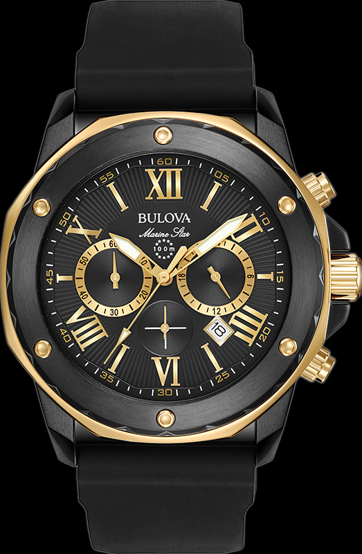 Montre Bulova | Montre Homme Bulova Marine Star - 98B278 Or Jaune