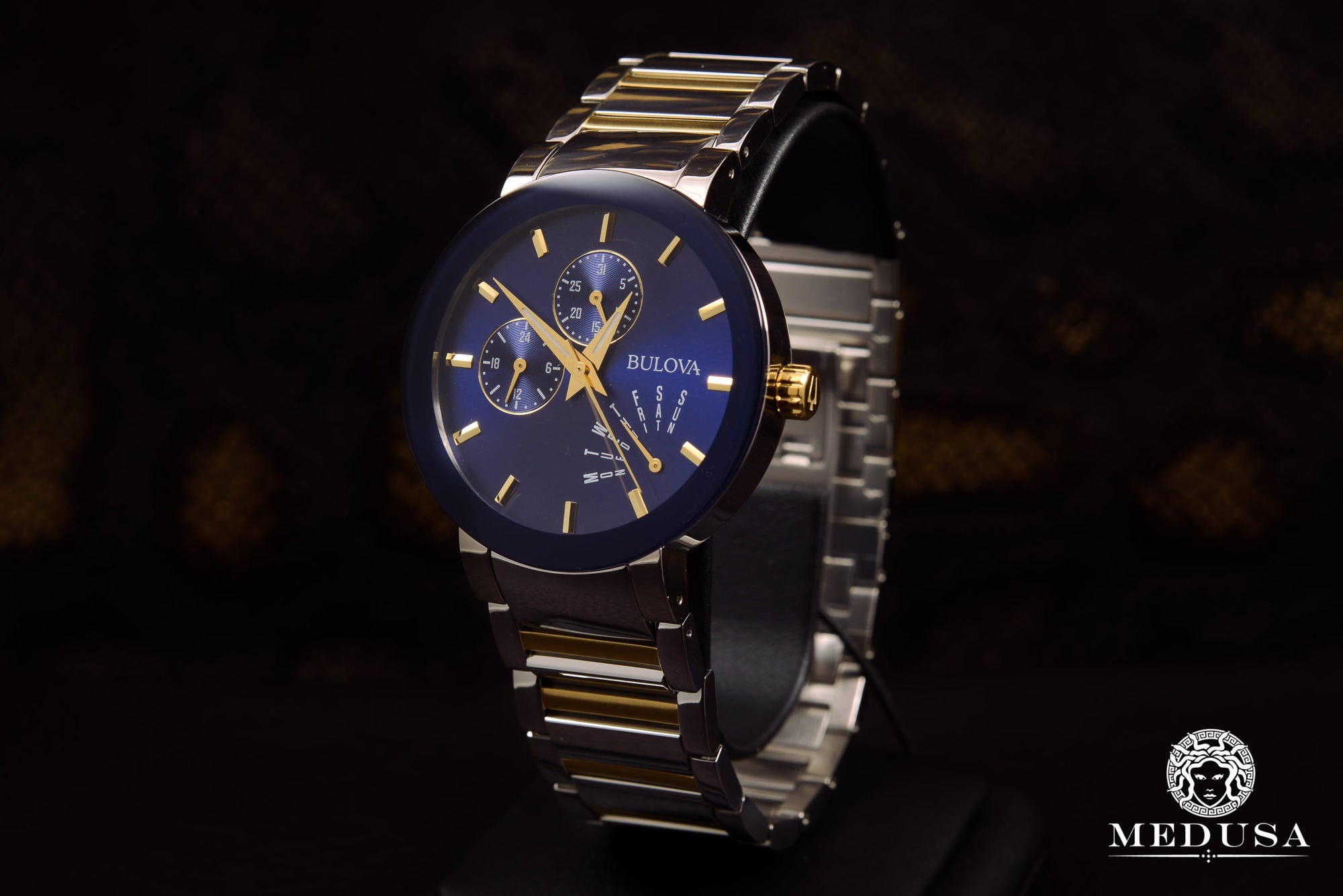 Montre Bulova | Montre Homme Bulova Modern - 98C123 Or 2 Tons