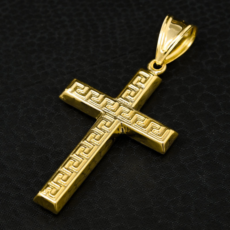 Pendentif en Or 10K | Pendentif Croix Crucifix X20 Or 2 Tons