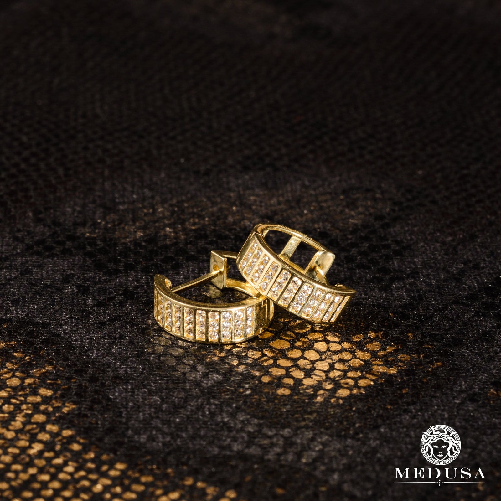 Huggies en Or 10K | Boucles d’Oreilles Deluxe F6 Or Jaune