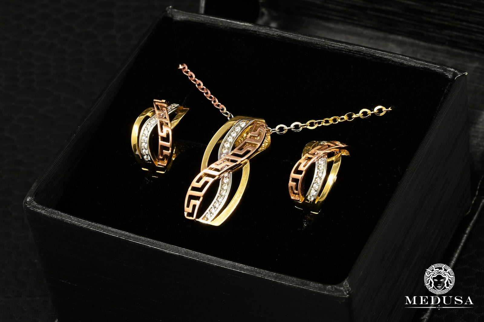 10K Gold Necklace | Flimsy Women's Necklace X11 18'' / Gold 3 Tones