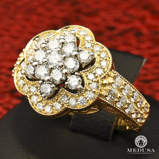 Flower D3 - Diamant - 1.40CT / Or Jaune