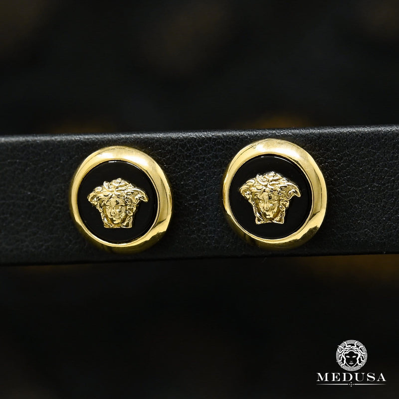 Studs en Or 10K | Boucles d’Oreilles Forehead F14 Or jaune