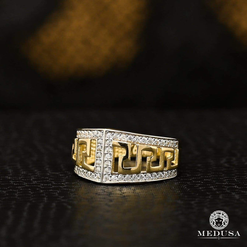 10K Gold Ring | Women&#39;s Glam Ring F33 Yellow Gold