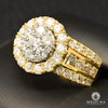 Bague à Diamants en Or 14K | Bague Femme Glass D2 - Diamant 3.00CT / Or Jaune
