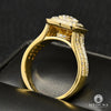 10K Gold Diamond Ring | Women&#39;s Ring Glass D6 - Diamond