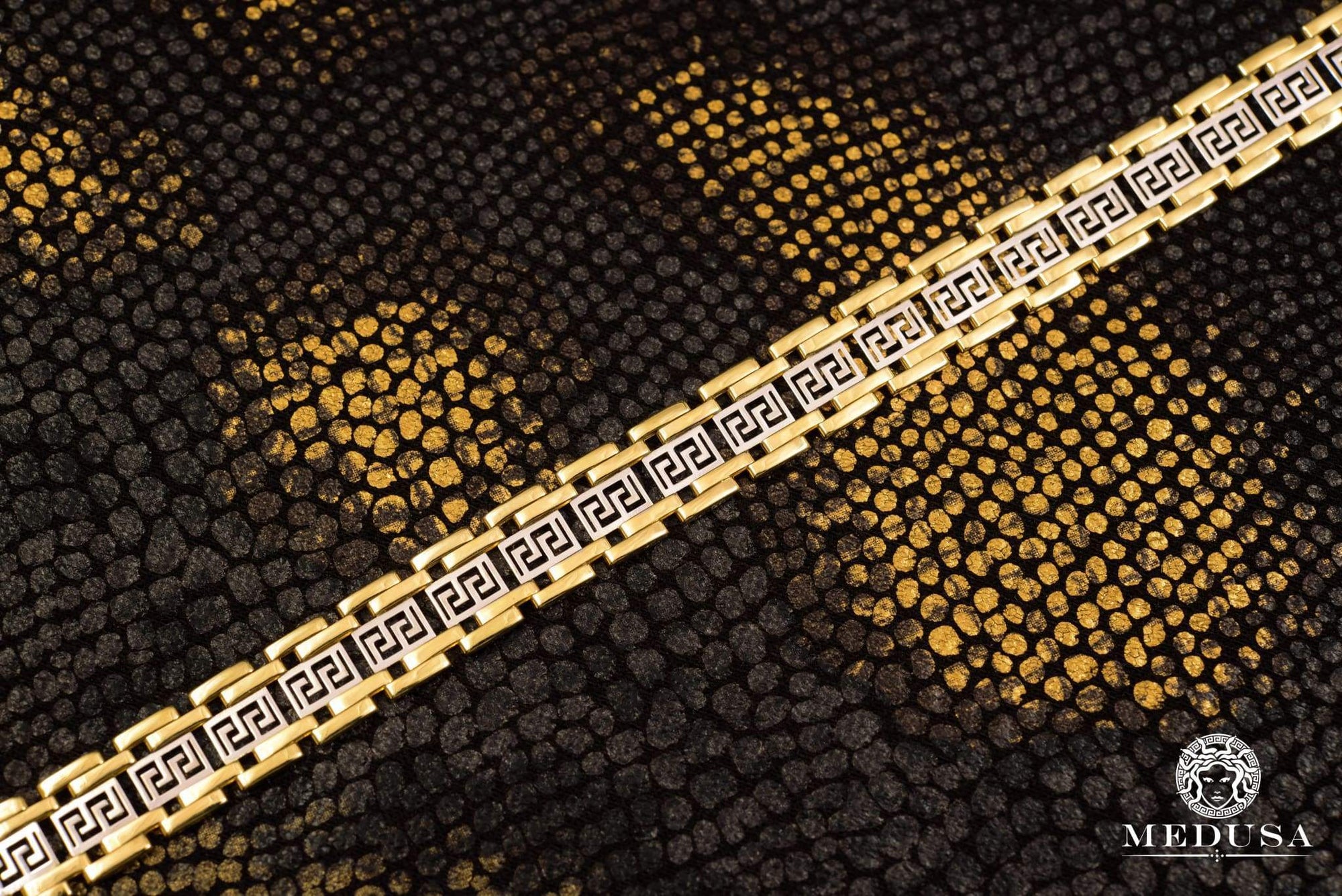 Bracelet en Or 10K | Bracelet Femme Gorgeous F11 Or 2 Tons