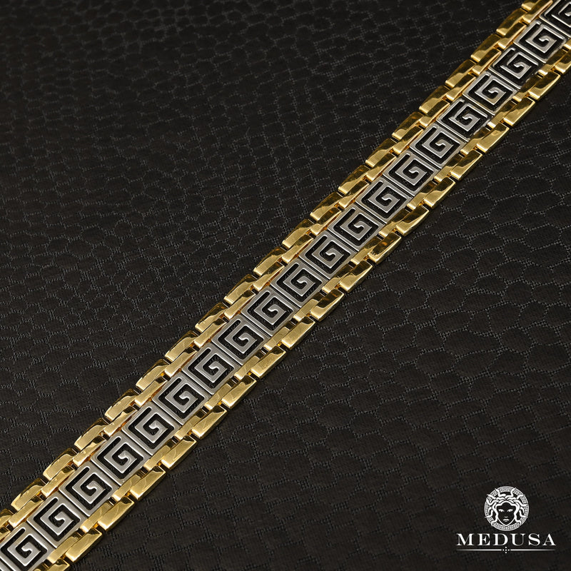 Bracelet en Or 10K | Bracelet Femme Gorgeous F15 Or 2 Tons