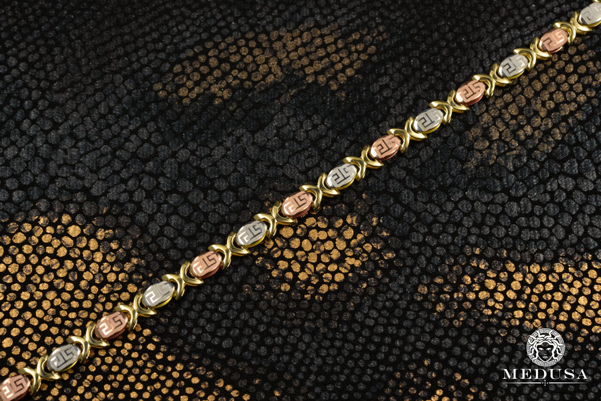 10K Gold Necklace | Necklace Woman Gorgeous X9 Gold 3 Tones