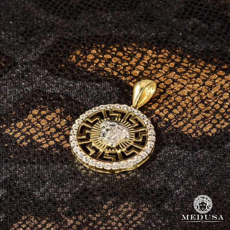 10K Gold Pendant | Medallion Hera F1 Large