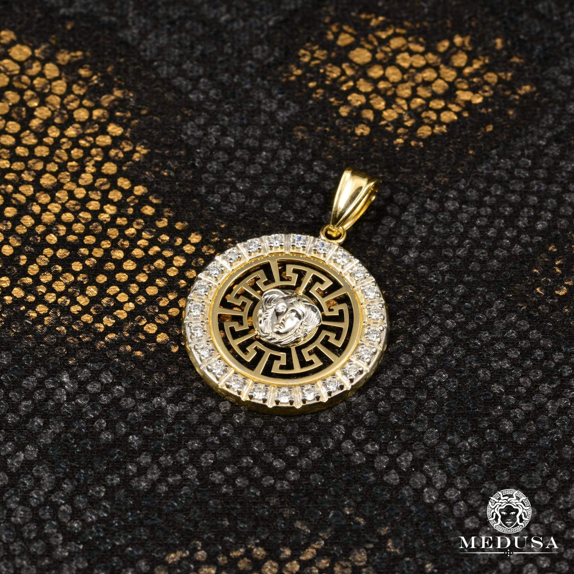 10K Gold Pendant | Medallion Hera F1 Small