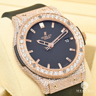Hublot Classic Fusion 45mm - Iced Everose - Or Rose