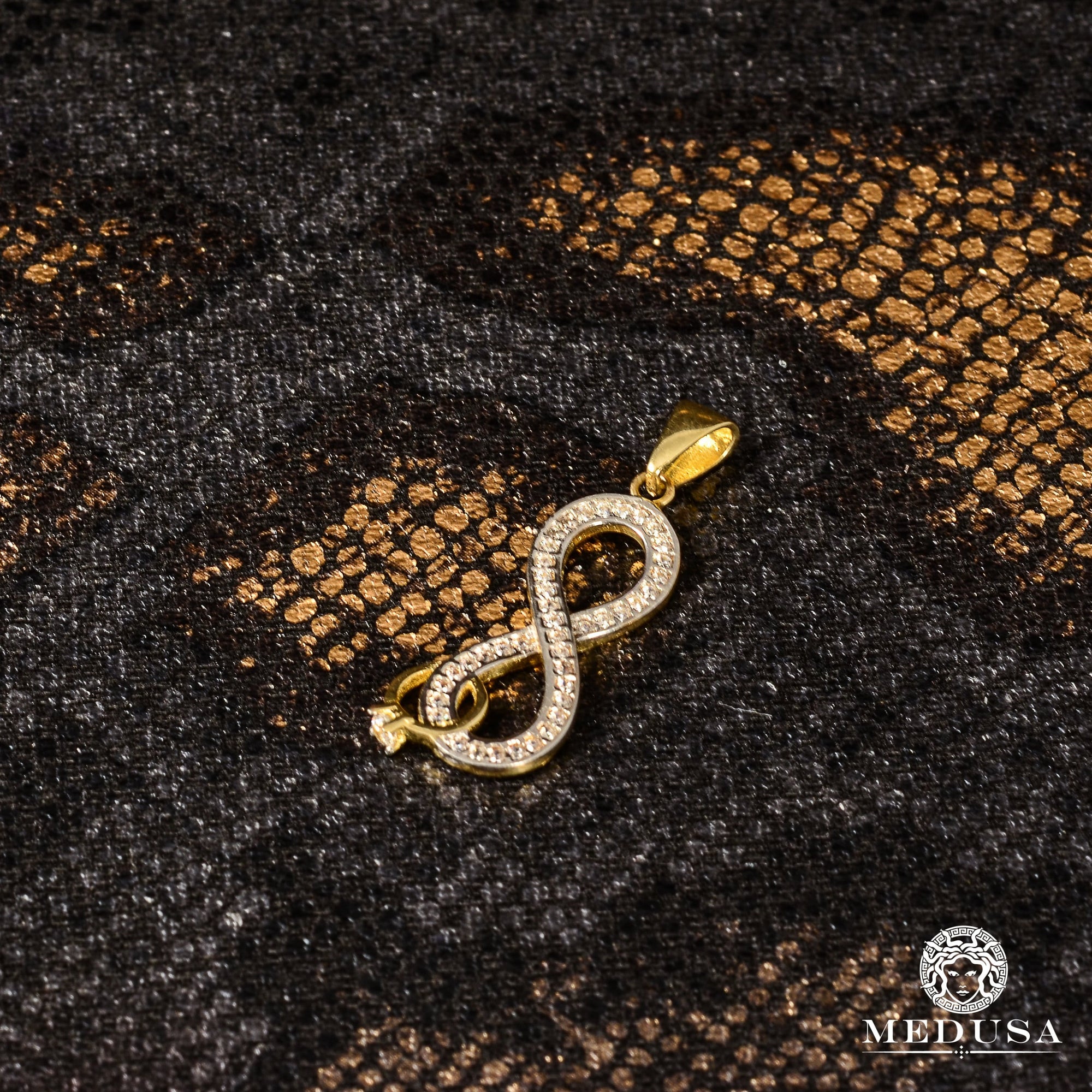 Breloque en Or 10K | Pendentif Breloque Infinity F1 3