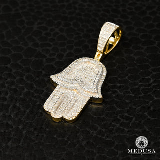 Khamsa D5 - Diamant - Or Jaune