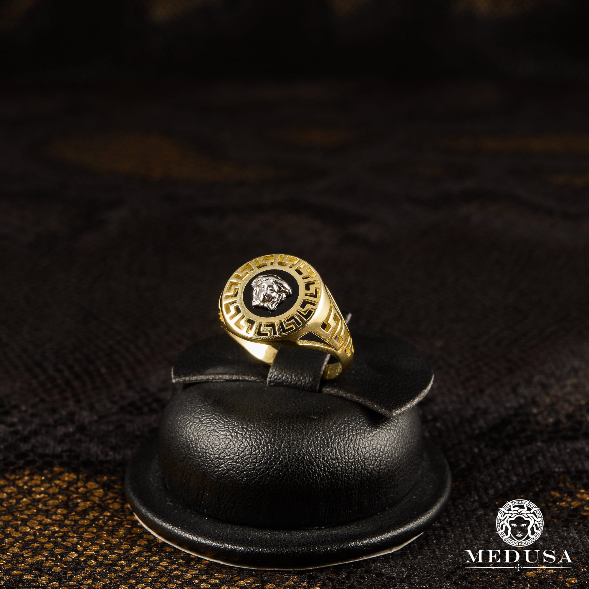 10K Gold Ring | Women's Ring Mirror F3