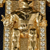 Custom Gold Pendant | Custom Jewelry Pendant Deathrow Records Yellow Gold