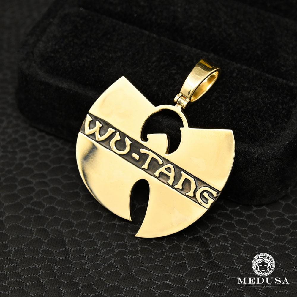 Custom Gold Pendant | Custom Jewelry Wu-Tang Pendant Yellow Gold