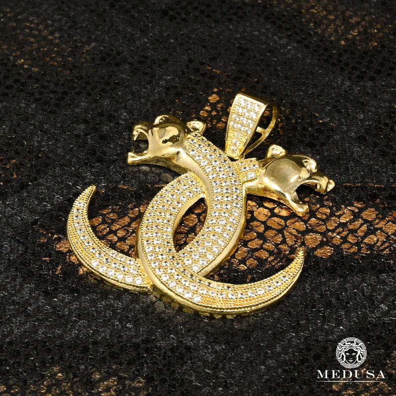 10K Gold Pendant | Divers Pendant Puma X16 Yellow Gold