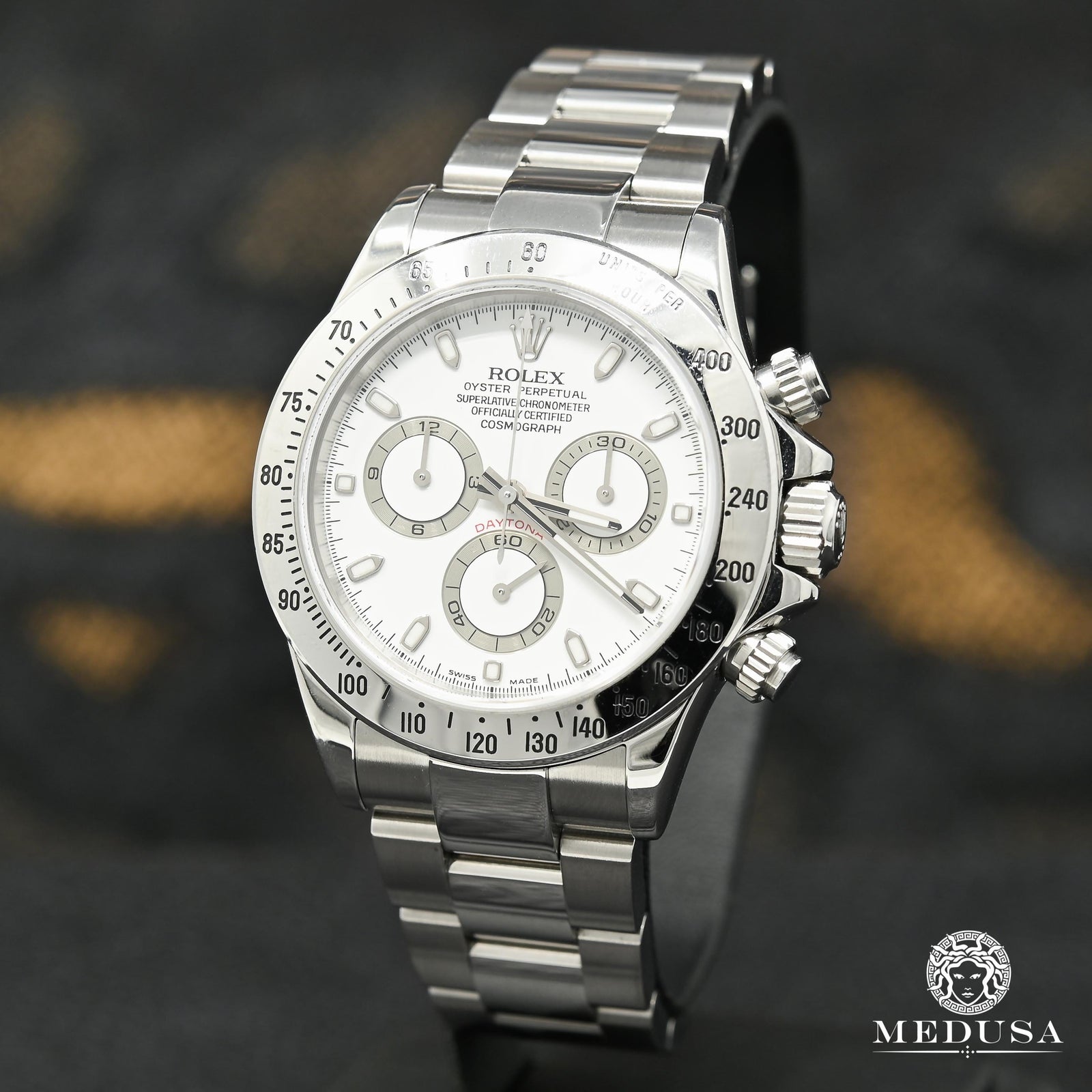 Rolex watch | Rolex Cosmograph Daytona 40mm Men's Watch - White Stainless