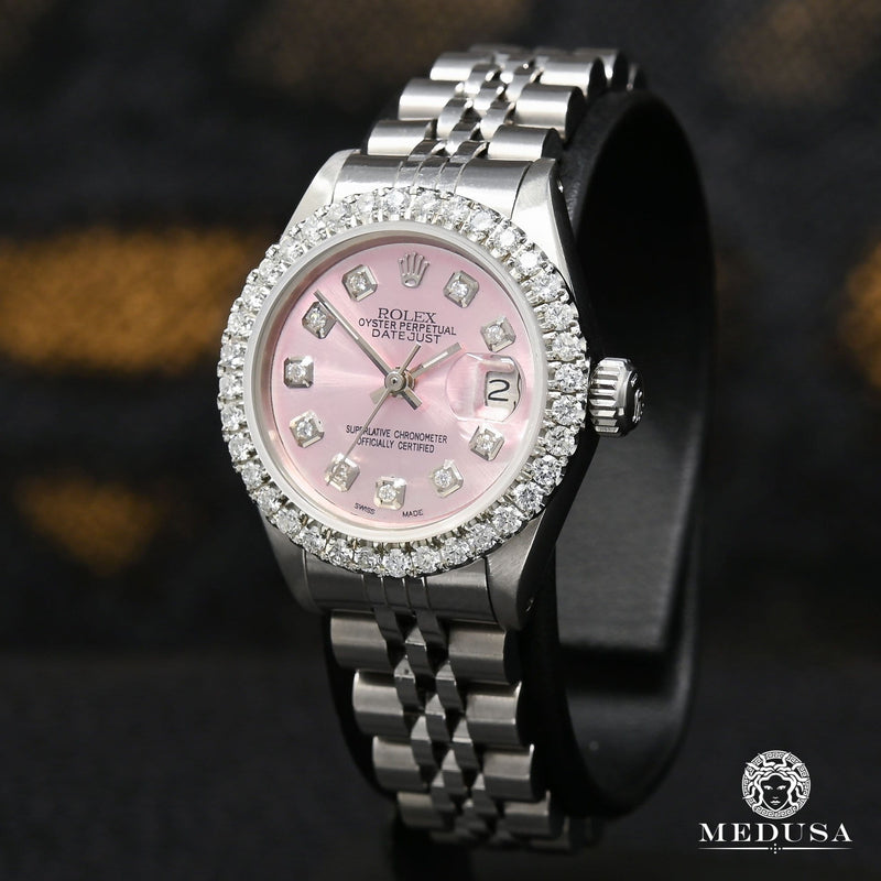 Rolex watch | Rolex Datejust 26mm Women&#39;s Watch - Pink Stainless Stainless