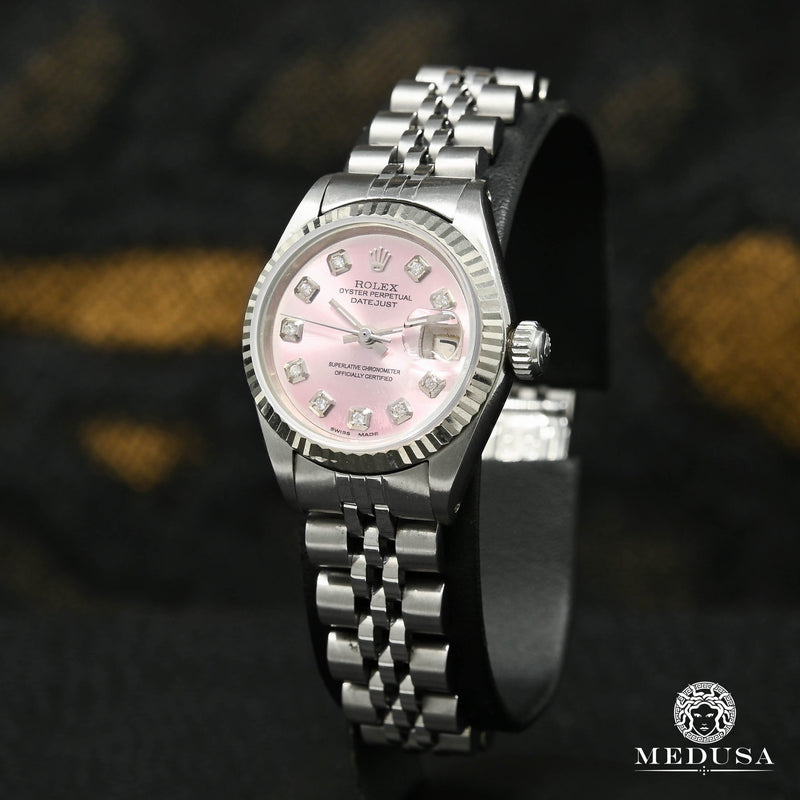 Rolex watch | Rolex Datejust 26mm Women&#39;s Watch - Pink Stainless Stainless
